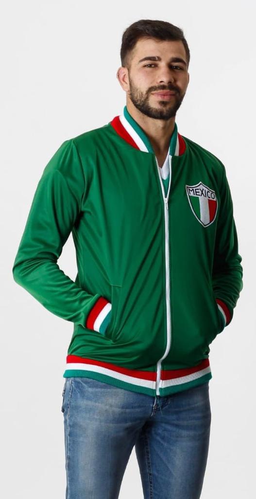 México 1968 Chamarra Retro
